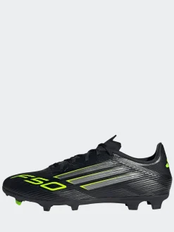 adidas Black/Grey Adult F50 Club Firm/Multi Ground Boots