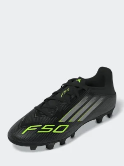 adidas Black/Grey Adult F50 Club Firm/Multi Ground Boots