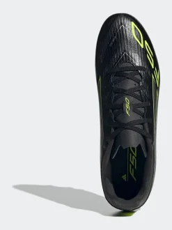 adidas Black/Grey Adult F50 Club Firm/Multi Ground Boots