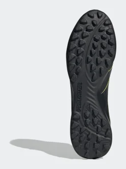 adidas Black/Grey Adult Predator League Fold-Over Tongue Turf Boots