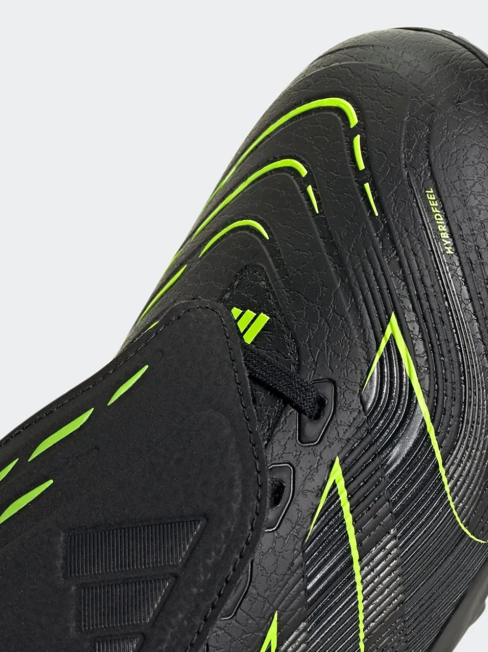 adidas Black/Grey Adult Predator League Fold-Over Tongue Turf Boots