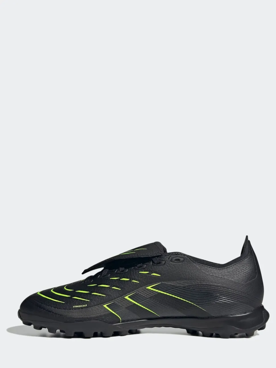adidas Black/Grey Adult Predator League Fold-Over Tongue Turf Boots