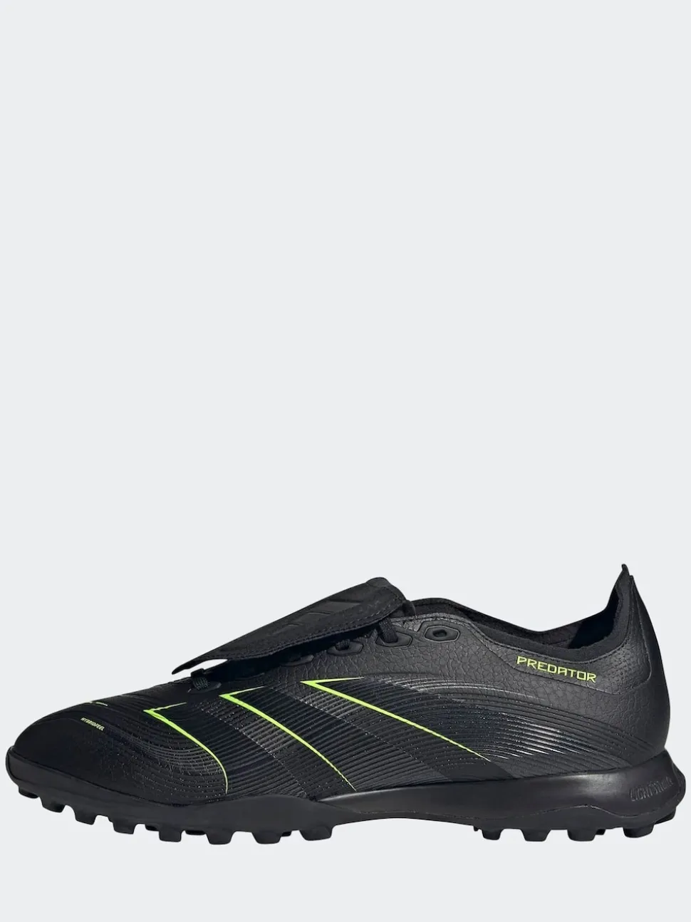 adidas Black/Grey Adult Predator League Fold-Over Tongue Turf Boots