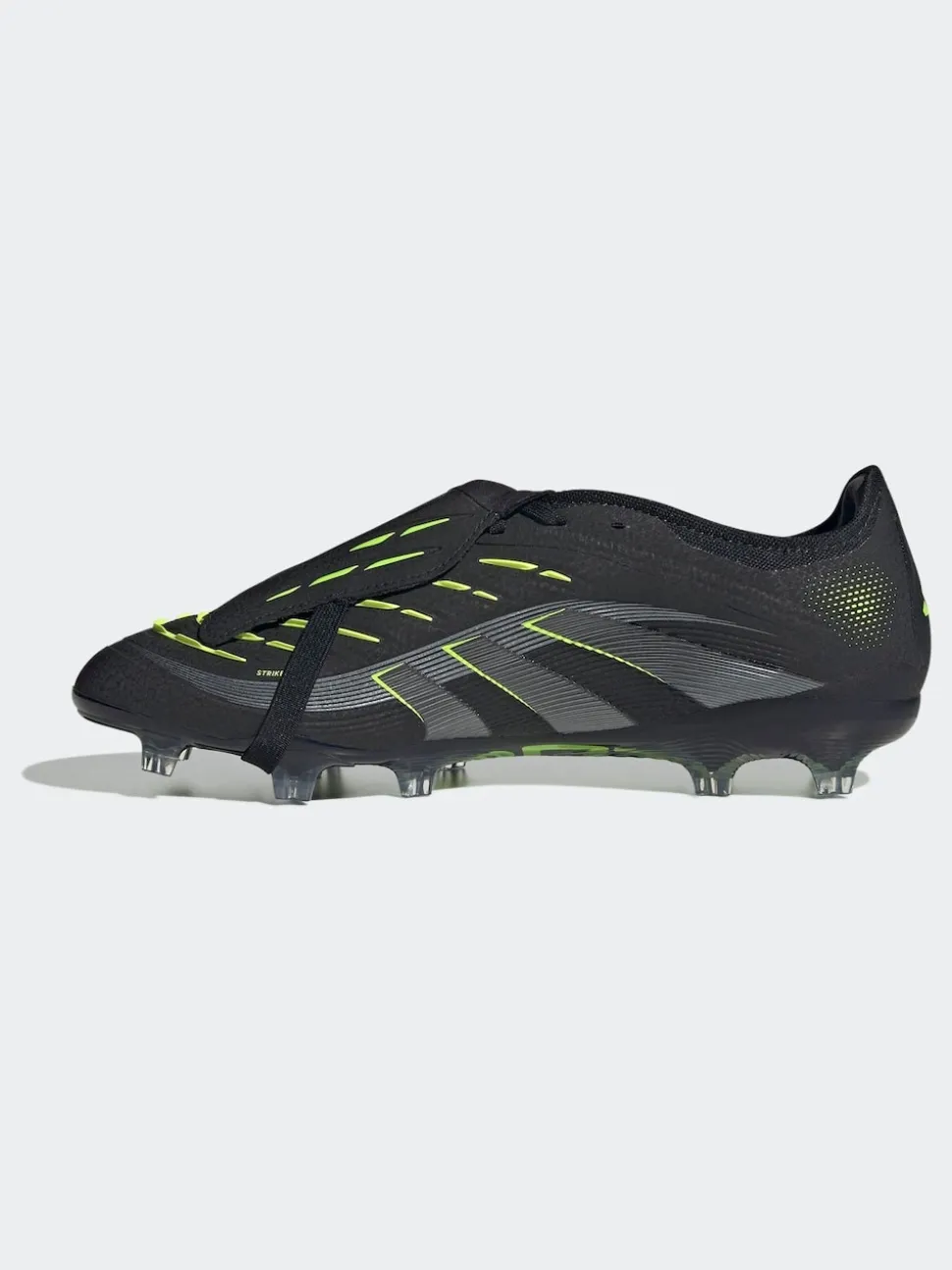 adidas Black/Grey Adult Predator Pro Fold-Over Tongue Firm Ground Boots