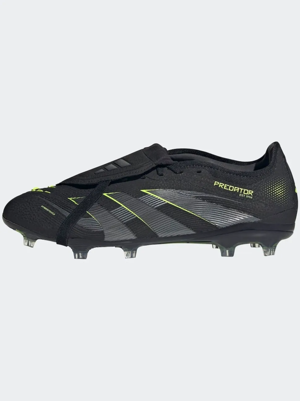 adidas Black/Grey Adult Predator Pro Fold-Over Tongue Firm Ground Boots