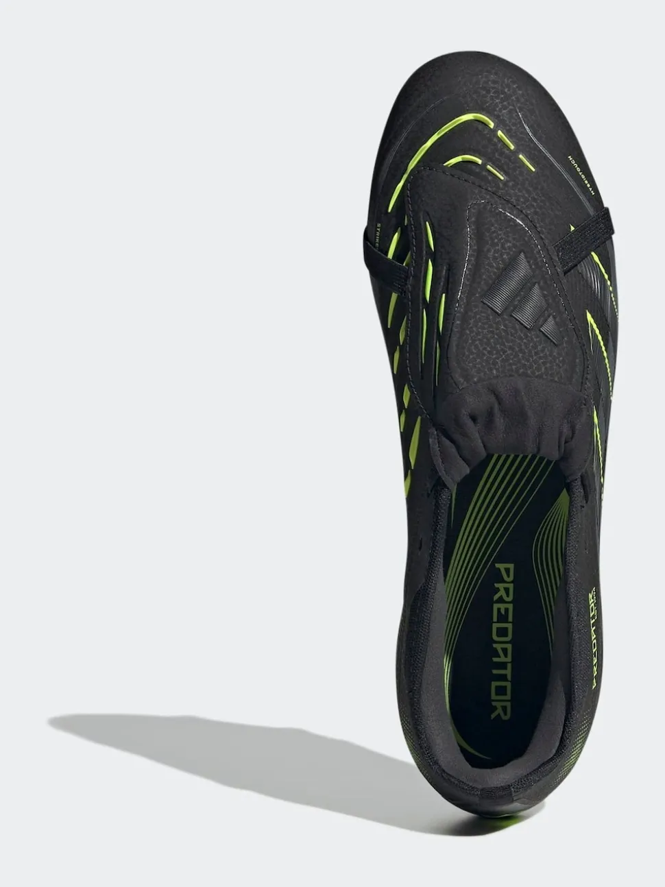 adidas Black/Grey Adult Predator Pro Fold-Over Tongue Firm Ground Boots