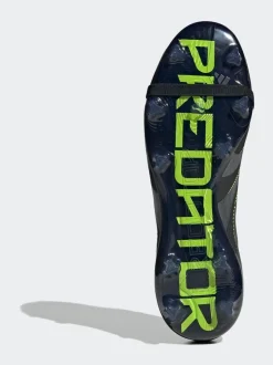 adidas Black/Grey Adult Predator Pro Fold-Over Tongue Firm Ground Boots