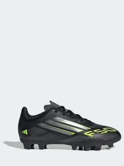 adidas Black/Grey Kids F50 Club Firm/Multi-Ground Boots