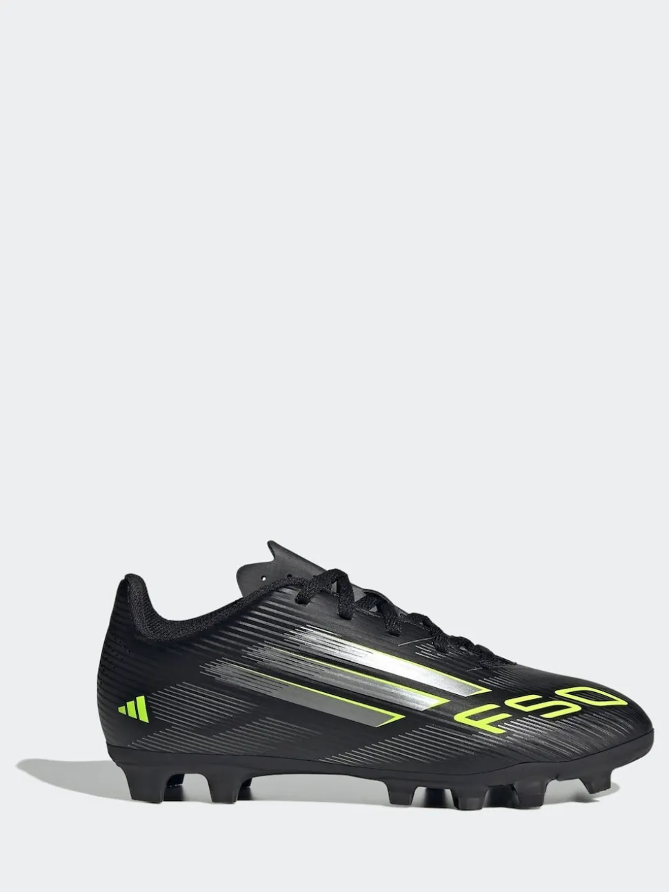 adidas Black/Grey Kids F50 Club Firm/Multi-Ground Boots