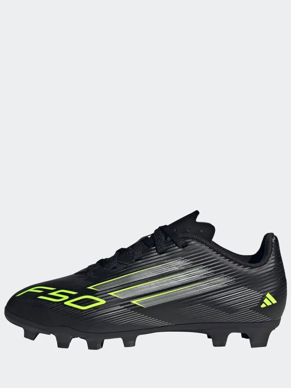 adidas Black/Grey Kids F50 Club Firm/Multi-Ground Boots