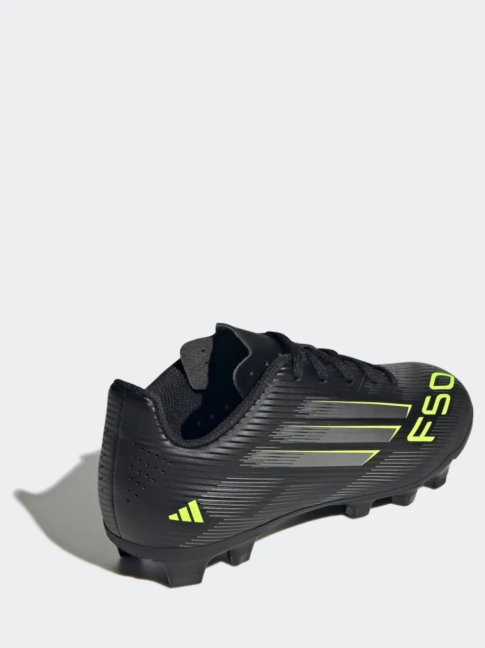 adidas Black/Grey Kids F50 Club Firm/Multi-Ground Boots