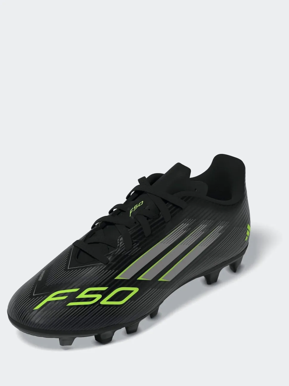 adidas Black/Grey Kids F50 Club Firm/Multi-Ground Boots