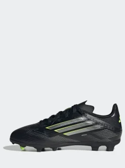 adidas Black/Grey Kids F50 League Firm/Multi Ground Boots