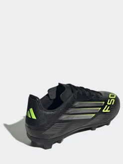 adidas Black/Grey Kids F50 League Firm/Multi Ground Boots