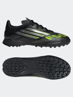 adidas Black/Grey Kids F50 League Turf Boots