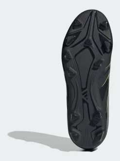 adidas Black/Grey Kids Predator Club Firm/Multi Ground Boots