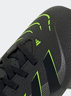adidas Black/Grey Kids Predator Club Firm/Multi Ground Boots