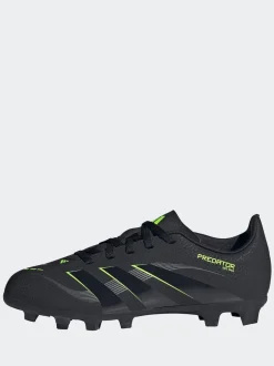 adidas Black/Grey Kids Predator Club Firm/Multi Ground Boots