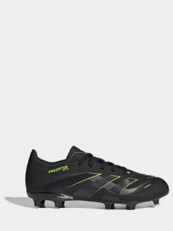 adidas Black/Grey Kids Predator League Firm/Multi Ground Boots
