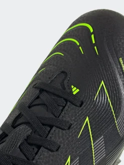 adidas Black/Grey Kids Predator League Firm/Multi Ground Boots