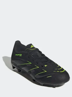 adidas Black/Grey Kids Predator League Firm/Multi Ground Boots