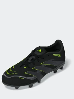 adidas Black/Grey Kids Predator League Firm/Multi Ground Boots
