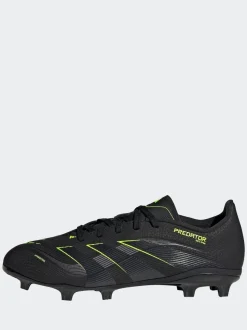 adidas Black/Grey Kids Predator League Firm/Multi Ground Boots