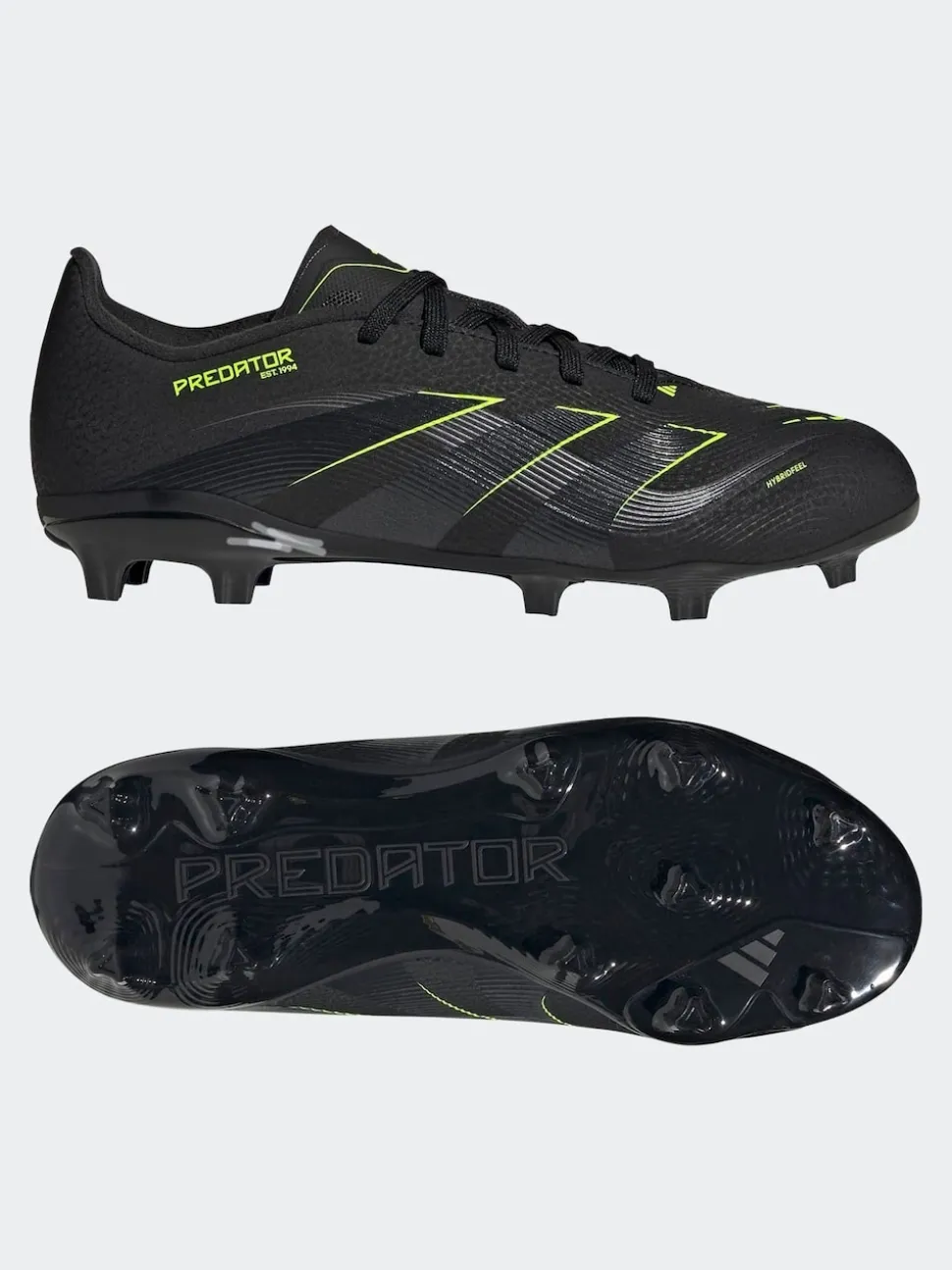 adidas Black/Grey Kids Predator League Firm/Multi Ground Boots