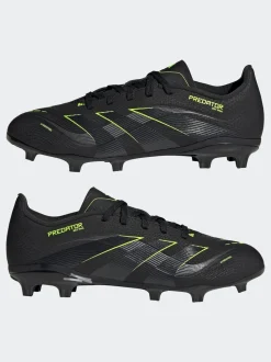 adidas Black/Grey Kids Predator League Firm/Multi Ground Boots