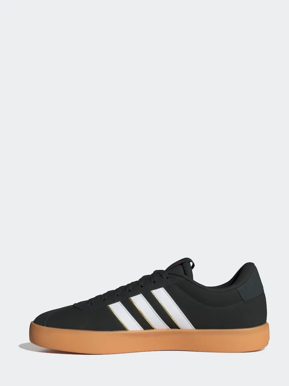 adidas Black/Gum VL Court Trainers