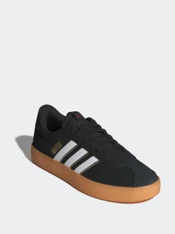 adidas Black/Gum VL Court Trainers