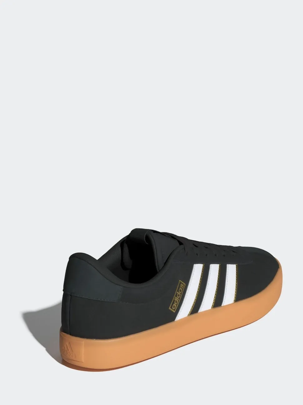 adidas Black/Gum VL Court Trainers