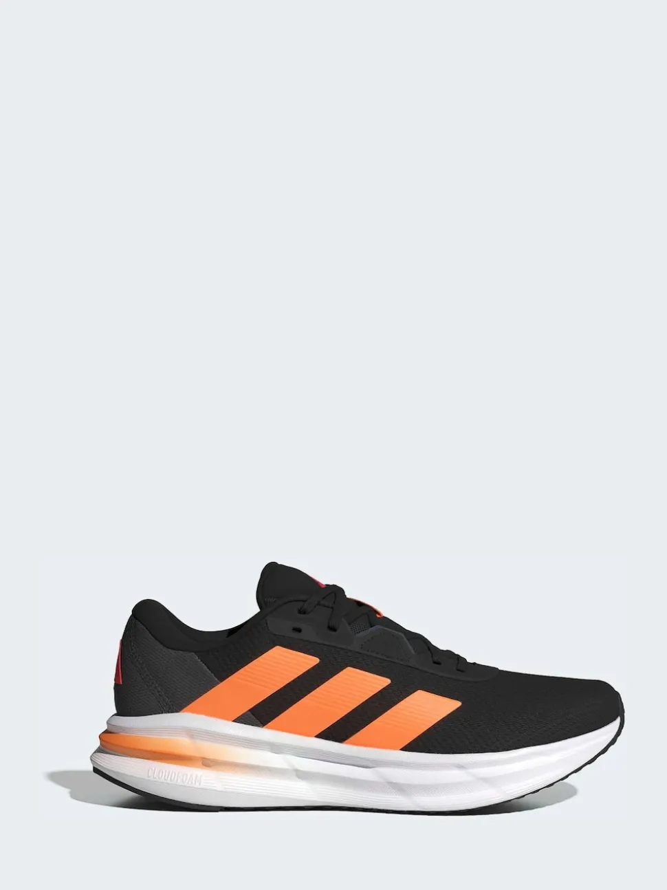 adidas Black/Orange Galaxy 7 Running Trainers