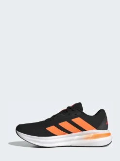 adidas Black/Orange Galaxy 7 Running Trainers