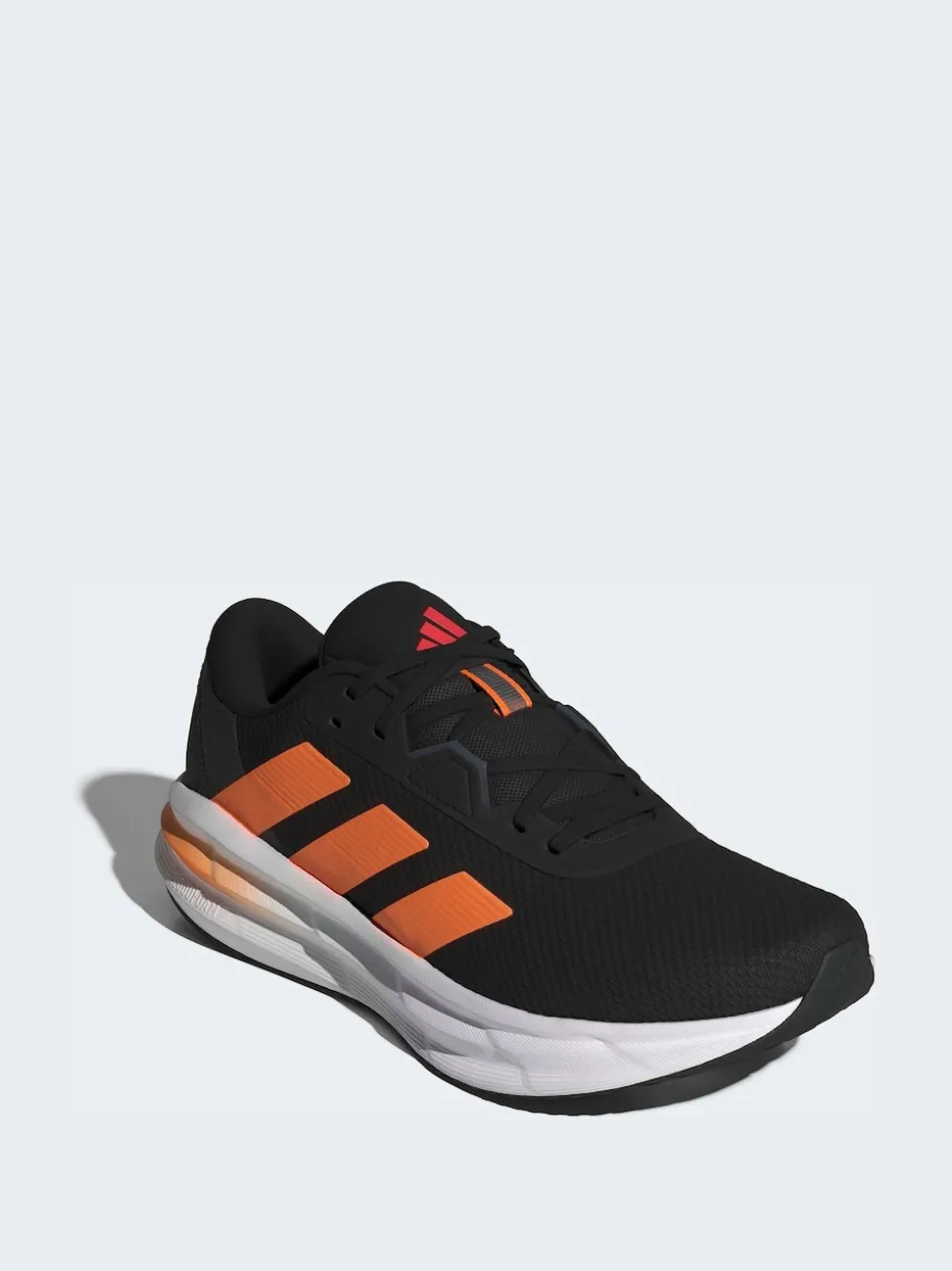 adidas Black/Orange Galaxy 7 Running Trainers