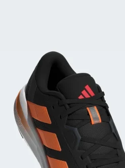 adidas Black/Orange Galaxy 7 Running Trainers