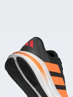 adidas Black/Orange Galaxy 7 Running Trainers