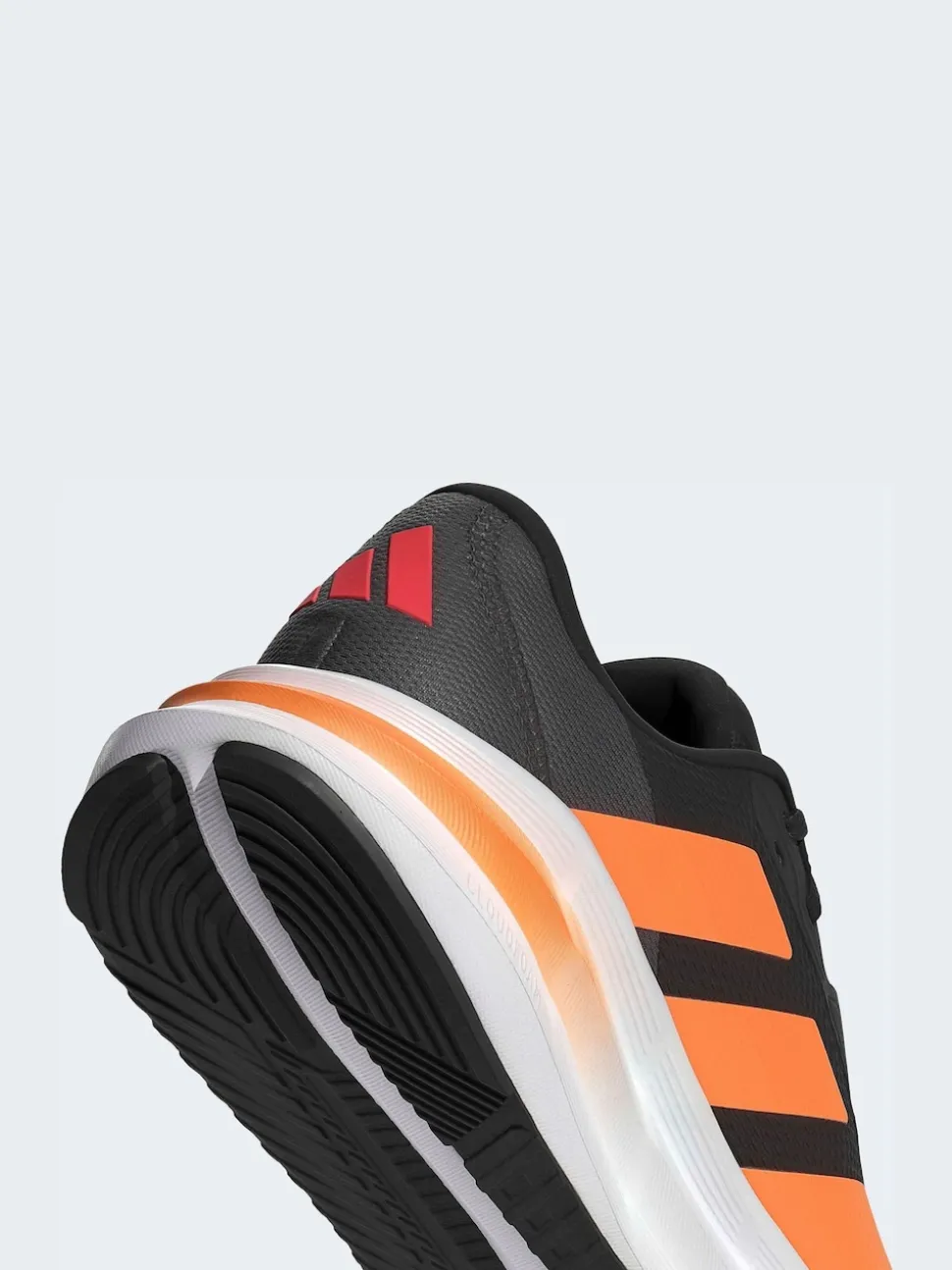 adidas Black/Orange Galaxy 7 Running Trainers