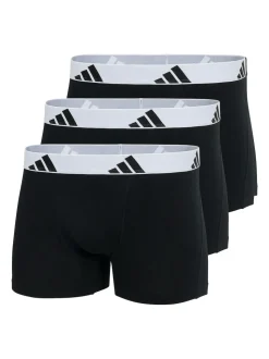 adidas Black/White Active Flex Cotton Trunks