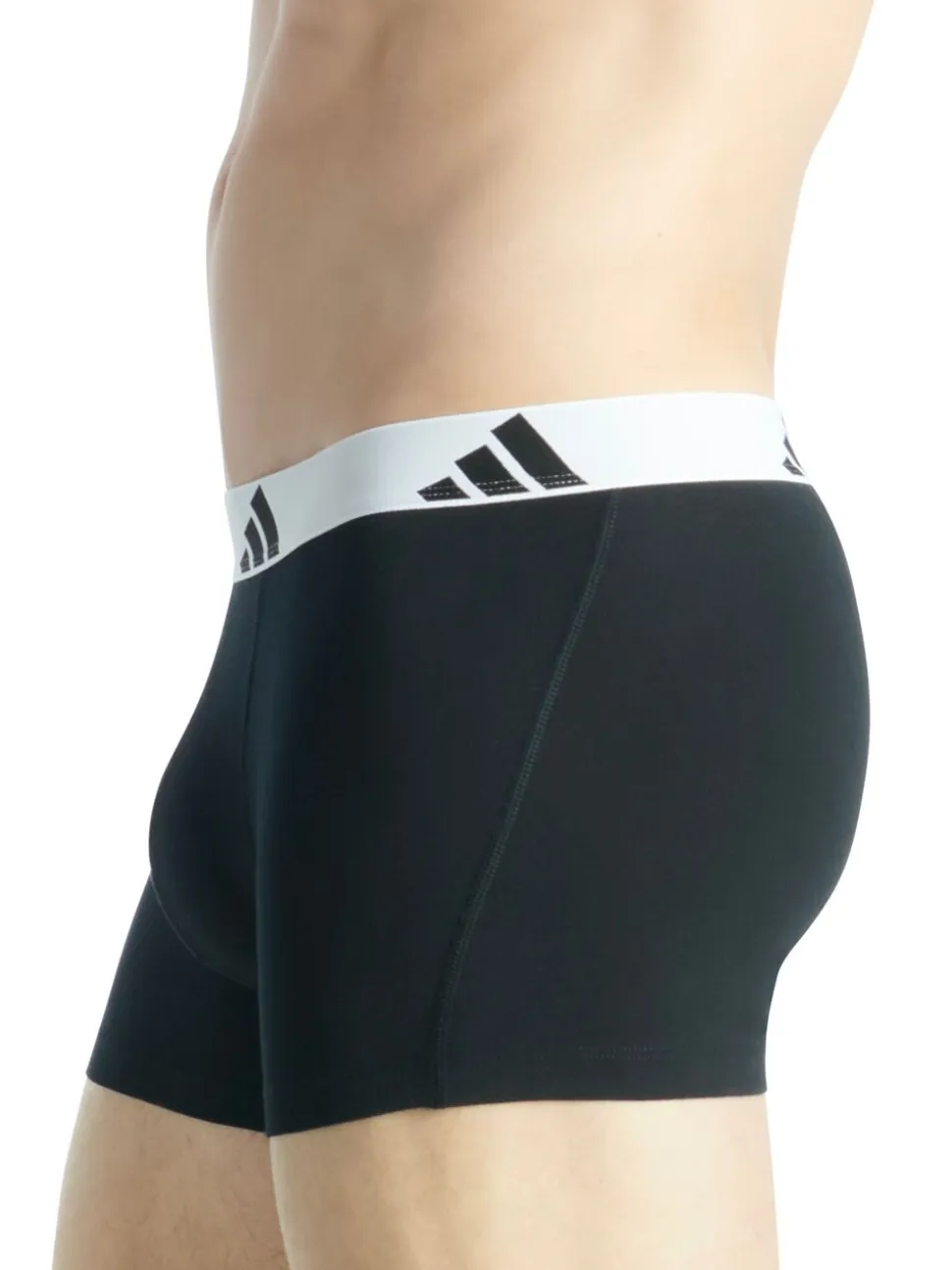 adidas Black/White Active Flex Cotton Trunks