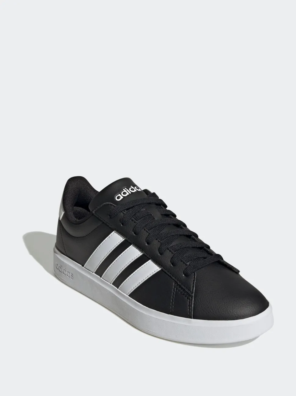 adidas Black/White Grand Court 2.0 Trainers