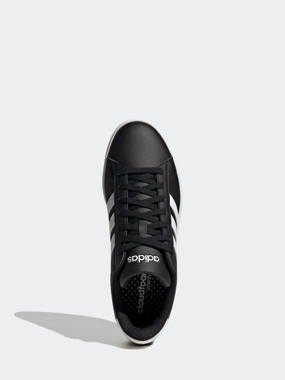 adidas Black/White Grand Court 2.0 Trainers