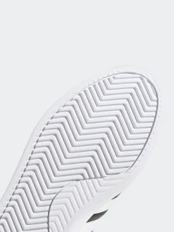 adidas Black/White Grand Court 2.0 Trainers