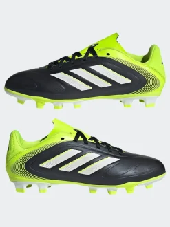 adidas Black/White Kids Copa Pure 3 Club Firm/Multi Ground Boots
