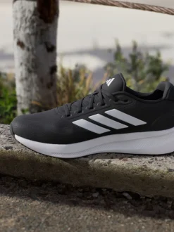 adidas Black/White Runfalcon 5 Running Trainers
