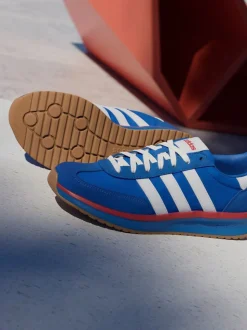 adidas Blue Chrome Run 72s Trainers