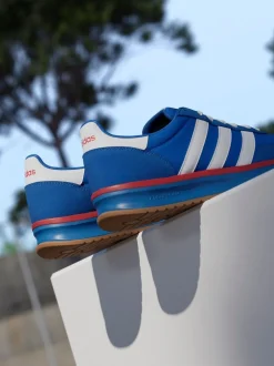 adidas Blue Chrome Run 72s Trainers