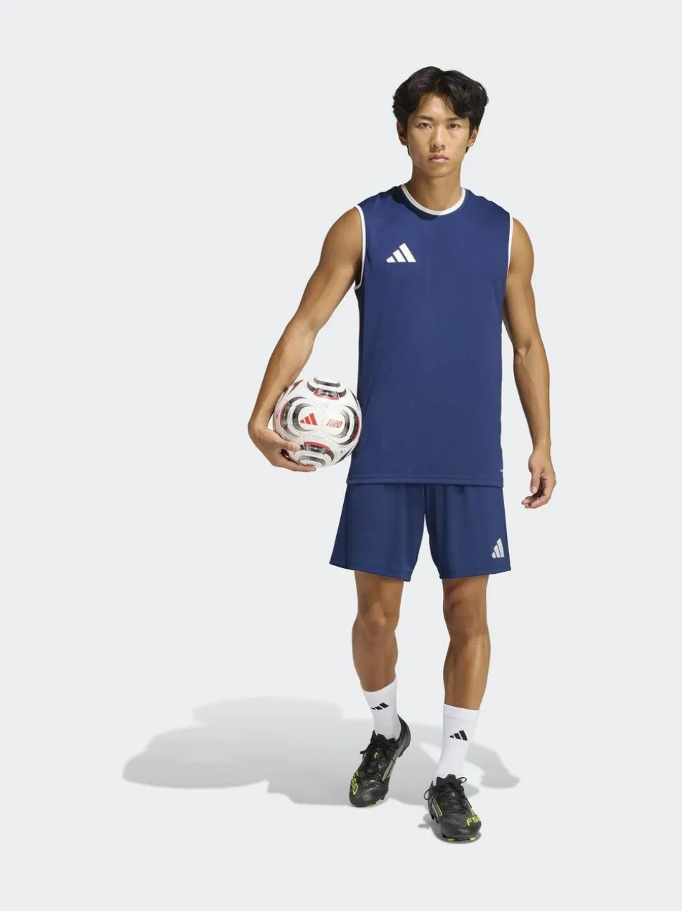 adidas Blue Entrada26 Sleeveless Jersey