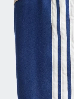 adidas Blue Essential 3-Stripes French Terry Shorts