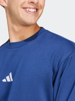 adidas Blue Essentials Feelcozy Fleece Sweatshirt